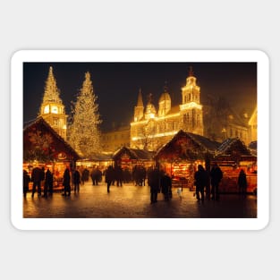 Christmas Market Sticker